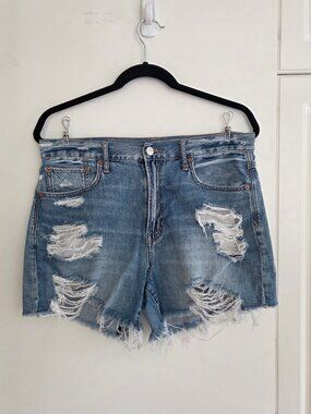 American Eagle Distressed Denim Shorts